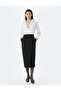 Double Breasted Midi Length Pocket Skirt