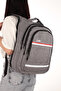 My Polo 8860 School Bag Backpack Orthopedic Water Resistant Gray - 2