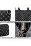 Emma Hand and Shoulder Bag Black Printed Ee - 6