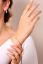 Women's Bracelet with Pearl Model Stones - Cbl9964 - 2
