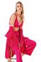 Women's Summer Triple Set with Satin Stripes Bralet Flz 31-65 - 4