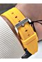 Function Yellow Color 10 Atm Waterproof Silicone Cord Steel Case Men's Wristwatch 1014 - 5