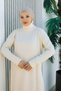 High Neck Knitwear Dress Set 2443