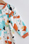 Girls Boys Children's 1.5-2 Tog Patterned Sleeping Bag - 6
