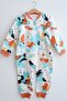 Girls Boys Children's 1.5-2 Tog Patterned Sleeping Bag - 4