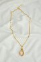 Damla Model Necklace Yellow - 5