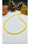 Handmade Single Row Glass Pearl Necklace - 2