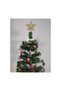 Christmas Tree Ornament Gold Silvery Peak Star 15 cm Pine Tree Peak Star - 6