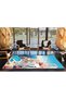 Street View with Sea View Pattern Washable Carpet Miravip8230 - 3