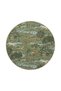 Green Botanical Lake Patterned Colorful Washable Woven Base Carpet Miravip8101 - 4