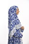 One Piece Self-Wrapped Cotton Lace Prayer Dress Suitable for Hajj Umrah - 7