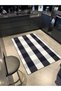 Black Color Geometric Patterned Decorative Carpet Miravip8151 - 2