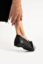 Genuine Leather Simple Comfortable Casual Women's Shoes with Bow - 4