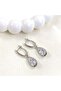 XUPING 9 ملم هوب قطرة J أقراط بيضاء - 2