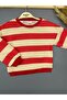 Chartoned Winter Children's Clothing Striped Sweater with Fleece Inside - 3