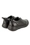 Stone Anatomical Sole Heel Spur Genuine Leather Men's Shoes Black - 5