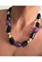 Design African Wood/Bone and Acrylic Beads Huge/Large Bohemian Necklace - 2
