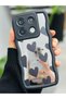 Xiaomi Redmi Note 13 Pro 5g Compatible Black Heart Design Mirrored Silicone Case