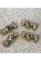 Candy Package Gold Design Large Button (3.8cm) - 2