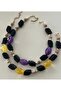 Design African Wood/Bone and Acrylic Beads Huge/Large Bohemian Necklace - 6