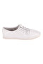 Genuine Leather White Women's Shoes - 5