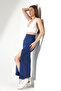 Diving Fabric Slit Long Skirt Maxi Length 92 Cm - 5
