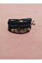 Leather Bracelet Anchor Figured Set of Three - 4