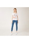 Red Face T-shirt- Large Size - 4
