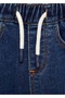 Jeans with lace up waistband - 4