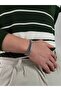Men's Stainless Steel Adjustable Color to Wrist Stainless Steel Bracelet - 4