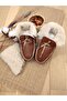 Unisex Organic Leather Baby Booties - Wool Inside, Natural Shoes Stal118