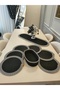 Jute, American Service Set, 6 Plates, 1 Bread Basket, 1 Runner, Plate Set, Modern Lux Presentation - 3