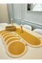 Jute, American Service Set, 6 Plates, 1 Bread Basket, 1 Runner, Plate Set, Modern Lux Presentation - 8