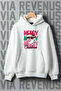 Merry Merry Christmas Printed Christmas Gift Hooded Sweatshirt