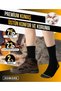 3 Pairs Thermal Towel Outdoor Camping Cotton Breathable Women Men Winter Thick Black Socks - 6