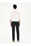 Black Slim Fit 100% Linen Trousers 50284952-Vr046 - 4
