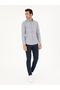 Navy Blue Slim Fit Lace-Up Waist Canvas Trousers 50284664-Vr033 - 3