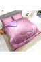 Stripe Reversible  Comforter Set- Ultra Soft  Microfiber Fabric, Soft Siliconized Fiber Filling - 3