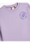 Lola Bunny Licensed Printed Long Sleeve Crew Neck Raised Sweatshirt - 3