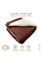 Stripe Reversible  Comforter Set- Ultra Soft  Microfiber Fabric, Soft Siliconized Fiber Filling - 7