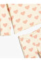 Heart Ruffle Detailed Crew Neck 2-Piece Tracksuit Set - 3