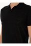 Black Slim Fit Polo Neck Knitwear T-Shirt 50303284-Vr046 - 7