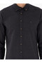 Black Slim Fit Long Sleeve Shirt 50291698-Vr046 - 6