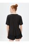 Women's Clothing T-Shirt Black - 4