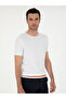 White Slim Fit Crew Neck Knitwear T-Shirt 50285359-Vr013 - 3