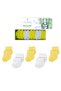 5 Pack Bamboo Newborn Baby Socks I Sunshine I Baby Girl Boy Socks