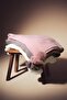Children's Knitted Patterned Pompom Knitwear Blanket (80Cmx100Cm) Mink Chkids201 - 3