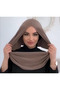 Light Mink Sandy Wrapped Bonnet - 2