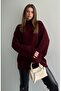 Women's Stand Collar Oversize Knitwear Sweater - 2