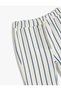Trousers with Tie Waist Cotton - 3